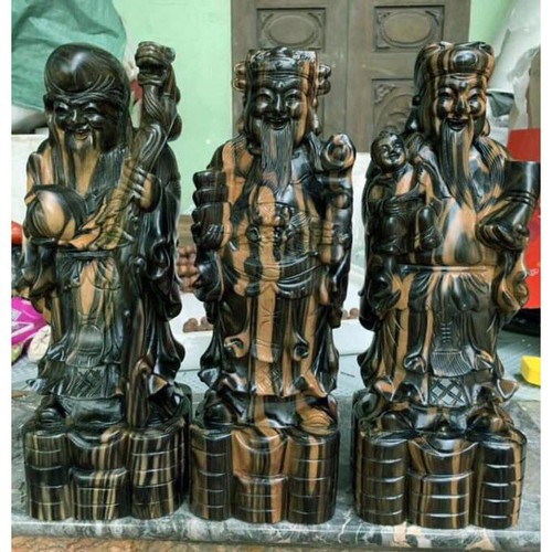 Bộ Tam Đa Gỗ Mun Cao 40Cm Ngang 13 Sâu 11